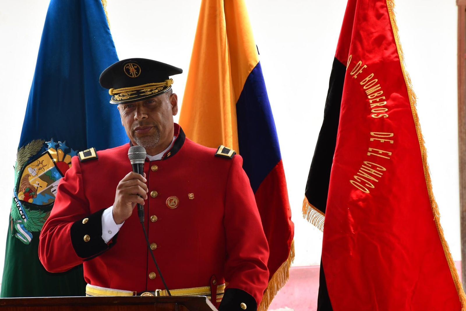 Comandante Bomberos El Chaco- Jonhs Salazar